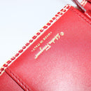 Salvatore Ferragamo Shoulder wallet Leather Red Gold Auth sw1278-21