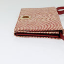 Salvatore Ferragamo Shoulder wallet Leather Red Gold Auth sw1278-4