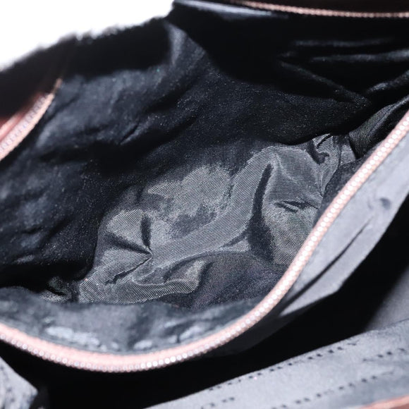 BURBERRY Nova Check Hand Bag Canvas 2way Beige Auth sw128