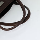 BURBERRY Nova Check Hand Bag Canvas 2way Beige Auth sw128-7