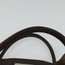 BURBERRY Nova Check Hand Bag Canvas 2way Beige Auth sw128-8