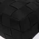 Salvatore Ferragamo Hand Bag Canvas Black Silver Auth sw1281-15