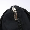 Salvatore Ferragamo Hand Bag Canvas Black Silver Auth sw1281-10