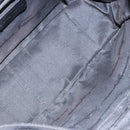 Salvatore Ferragamo Hand Bag Canvas Black Silver Auth sw1281-11