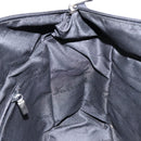 Salvatore Ferragamo Hand Bag Canvas Black Silver Auth sw1281-18