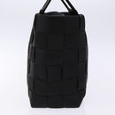 Salvatore Ferragamo Hand Bag Canvas Black Silver Auth sw1281-3