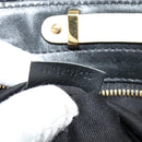 Chloe Alice Hand Bag Leather 2way White Black Auth sw1284-11