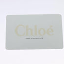 Chloe Alice Hand Bag Leather 2way White Black Auth sw1284-12