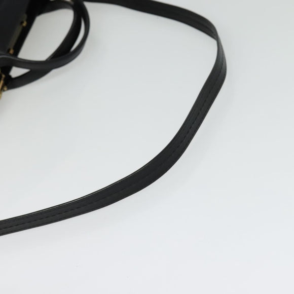 Chloe Alice Hand Bag Leather 2way White Black Auth sw1284