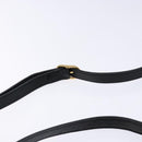 GUCCI Sherry Line Shoulder Bag Suede Navy Gold 517350 Auth sw1285-8