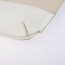 Salvatore Ferragamo Hand Bag Patent leather Beige Gold Auth sw1286-14