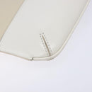 Salvatore Ferragamo Hand Bag Patent leather Beige Gold Auth sw1286-15