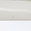 Salvatore Ferragamo Hand Bag Patent leather Beige Gold Auth sw1286-10