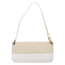Salvatore Ferragamo Hand Bag Patent leather Beige Gold Auth sw1286-2