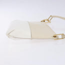 Salvatore Ferragamo Hand Bag Patent leather Beige Gold Auth sw1286-3