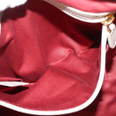 BALLY Shoulder Bag Leather Beige Gold Auth sw1288-21