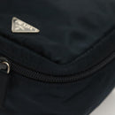PRADA Hand Pouch Nylon Navy Silver Auth sw1292-15