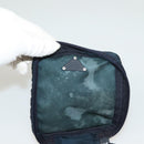 PRADA Handtasje Nylon Navy Zilver Auth sw1292-9