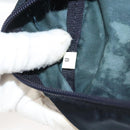 PRADA Hand Pouch Nylon Navy Silver Auth sw1292-12