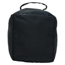 PRADA Hand Pouch Nylon Navy Silver Auth sw1292-2