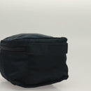 PRADA Hand Pouch Nylon Navy Silver Auth sw1292-6