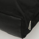 PRADA Handtas Nylon Zwart Zilver Auth sw1295-16