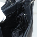 PRADA Handtas Nylon Zwart Zilver Auth sw1295-20