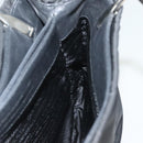 PRADA Handtas Nylon Zwart Zilver Auth sw1295-23