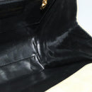 Salvatore Ferragamo Vala Hand Bag Suede 2way Beige Gold Auth sw1296-19