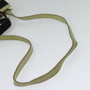 Salvatore Ferragamo Vala Hand Bag Suede 2way Beige Gold Auth sw1296-9