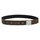LOUIS VUITTON Damier Ebene Ceinture Carre Belt 36.6"" LV Auth sw1302-1