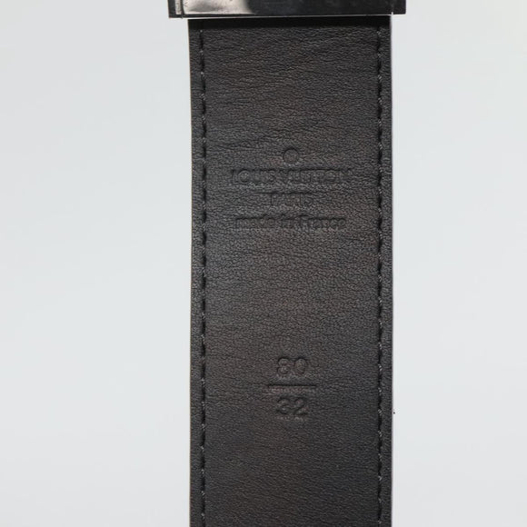 LOUIS VUITTON Damier Ebene Ceinture Carre Belt 36.6"" LV Auth sw1302