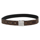 LOUIS VUITTON Damier Ebene Ceinture Carre Belt 36.6"" LV Auth sw1302-13