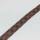 LOUIS VUITTON Damier Ebene Ceinture Carre Belt 36.6"" LV Auth sw1302-7