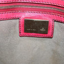 FENDI Zucchino Canvas Tote Bag Beige Gold Auth sw1303-10