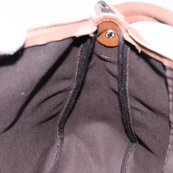 GUCCI GG Supreme Hand Bag PVC White Gold 189898 Auth sw1305