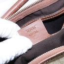 GUCCI GG Supreme Hand Bag PVC White Gold 189898 Auth sw1305-12