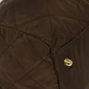 PRADA Boston Bag Nylon Brown Gold Auth sw1308-16