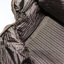 PRADA Boston Bag Nylon Brown Gold Auth sw1308-21