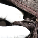 PRADA Boston Bag Nylon Brown Gold Auth sw1308-12