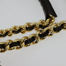 PRADA Boston Bag Nylon Brown Gold Auth sw1308-8