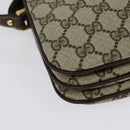 GUCCI GG Supreme Shoulder Bag PVC Beige Gold 33 01 4092 Auth sw1311-16