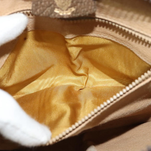 GUCCI GG Supreme Shoulder Bag PVC Beige Gold 33 01 4092 Auth sw1311