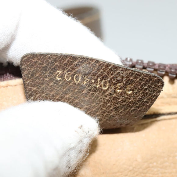 GUCCI GG Supreme Shoulder Bag PVC Beige Gold 33 01 4092 Auth sw1311