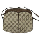 GUCCI GG Supreme Shoulder Bag PVC Beige Gold 33 01 4092 Auth sw1311-2