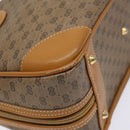 GUCCI Micro GG Supreme Hand Bag PVC Beige Gold Auth sw1312-17