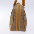 GUCCI Micro GG Supreme Hand Bag PVC Beige Gold Auth sw1312-4