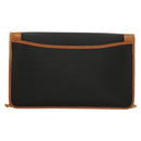 Christian Dior Chain Shoulder Bag PVC Canvas Black Auth sw1313-2