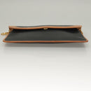 Christian Dior Chain Shoulder Bag PVC Canvas Black Auth sw1313-5