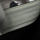 LOEWE Anagram Shoulder Bag Leather Black Silver Auth sw1314-12